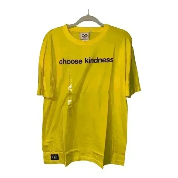 Queer Eye Unisex Yellow Choose Kindness T-Shirt, Large - Picture 1 of 6